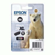Epson 26XL - Ours Polaire Cartouche Noir photo C13T26314012 (T2631) - noir 8715946519029 Epson 26XL - Ours Polaire Cartouche Noir photo C13T26314012 (T2631) - noir 8715946519029