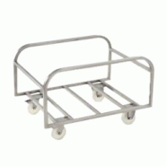 GILAC Chariot inox pour bac profond 310 L - 3701666000515 GILAC Chariot inox pour bac profond 310 L - 3701666000515