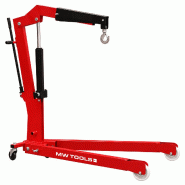Grue d'atelier pliante 1000 kg - Hauteur de levage 2450 mm - Pompe hydraulique à double action MW Tools CAT6105