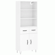Helloshop26 - Buffet bahut commode armoire meuble de rangement organisateur cuisine salle de séjour salon haut 69,5 x 34 x 180 cm 02_0032591 - 300021
