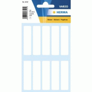 HERMA 70 étiquettes blanches multi-usage, format 13 x 50 mm (7 feuilles 9x16 / cdt) - 3737