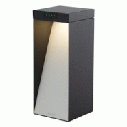 Lumisky Borne solaire aluminium LED puissant blanc chaud MILIO SIDE H35cm - noir 3666162010263 Lumisky Borne solaire aluminium LED puissant blanc chaud MILIO SIDE H35cm - noir 3666162010263