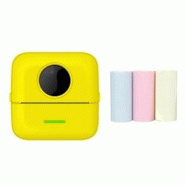 Mini Imprimante Bluetooth Thermique Avec Papier Couleur Pour Étudiants Jaune YONIS - jaune 3615616968810 Mini Imprimante Bluetooth Thermique Avec Papier Couleur Pour Étudiants Jaune YONIS - jaune 3615616968810