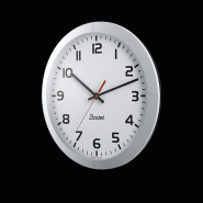 Horloge analogique intérieure - Profil 940 - PoE, NTP, boîtier blanc, affichage HMS, chiffres noirs - BODET
