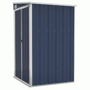 VidaXL Remise de jardin murale Anthracite 118x100x178 cm Acier Modèle AbriDesign 22 - acier 316219