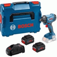 Visseuse à Chocs 18v Gdr 18v 160 + 2 Batteries Procore 5,5ah + Chargeur + Coffret L Boxx Bosch 06019a1305 - 3598647676513 Visseuse à Chocs 18v Gdr 18v 160 + 2 Batteries Procore 5,5ah + Chargeur + Coffret L Boxx Bosch 06019a1305 - 3598647676513