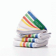 Benetton - Set 4Pc Set de Table 30X45Cm 100% Coton Rainbow Rainbow Be - multicolore BE311