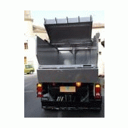 Camion benne à ordures trémie basse, compaction volet ouvert - medium 50