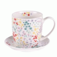 Coffret tasse à thé avec sous tasse Lisa -  Blanc Rond Porcelaine Amadeus 0.01x0.01 cm - blanc porcelaine 3520071840673 Coffret tasse à thé avec sous tasse Lisa -  Blanc Rond Porcelaine Amadeus 0.01x0.01 cm - blanc porcelaine 3520071840673
