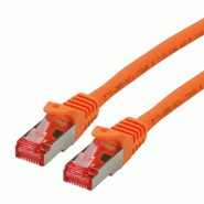 Cordon ROLINE S/FTP(PiMF) Cat.6, LSOH, Component Level, orange, 2 m_0