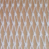 Filets de crevettes | maille de 10mm | imprégnées | nylon (pa) | longueur 2002 mailles x hauteur 399,5 mailles | blanc