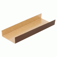 Fond plié carton chocolat/praliné 13x4,5+1,5cm - par 200