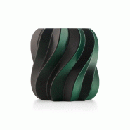 Mot sur initiale en Impression 3D - Soie noir vert_0