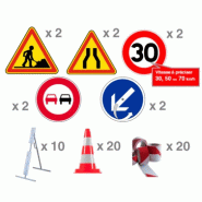Pack signalisation temporaire de chantiers