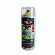 Peinture acrylique 400ml - SOPPEC - Jaune sécurité brillant Peinture acrylique 400ml - SOPPEC - Jaune sécurité brillant
