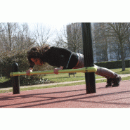 Street Workout DAMAPRO - Barres de pompes en acier galvanisé thermolaqué - Hauteur réglable Street Workout DAMAPRO - Barres de pompes en acier galvanisé thermolaqué - Hauteur réglable