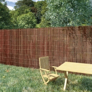Vidaxl clôture en saule 5x1,7 m 147788