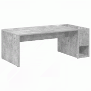 VidaXL Table basse Gris béton 101,5 x 50 x 37 cm Bois d'ingénierie Modèle Helios Vintage - 891195