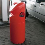 Auto mate - poubelle publique - glasdon - 85 litres