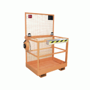 Cage de levage nacelle chariot élévateur avec garde-corps et points d'ancrage