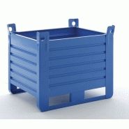 Caisse palette en tôle acier conteneur acier plein notre gamme de caisses-palettes sans porte renforcées Caisse palette en tôle acier conteneur acier plein notre gamme de caisses-palettes sans porte renforcées