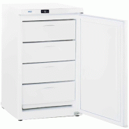CISABA Congélateur vertical professionnel 112 litres avec 4 tiroirs pour CHR. Armoire de congélation professionnelle pour restaurant. - blanc CSB-130
