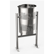 Poubelle publique circular inox pa600mi Poubelle publique circular inox pa600mi
