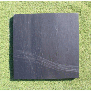 Dalle ardoise 50×50 - Gris anthracite - 50x50cm - Épaisseur +/- 3cm