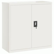 Décoshop26 - Caissons à tiroirs meuble de bureau 90 x 40 x 90 cm acier blanc DEC024530 - blanc 3000254752530 Décoshop26 - Caissons à tiroirs meuble de bureau 90 x 40 x 90 cm acier blanc DEC024530 - blanc 3000254752530