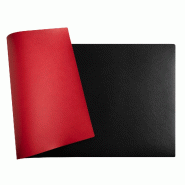 Exacompta - Réf. 29121E - 1 Sous main souple PU bicolore - 35x60cm - Noir/rouge - multicolore matière synthétique 29121E