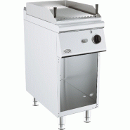 Grill pierre de lave à gaz sur coffre - 400x900x900 mm - P7178.3065