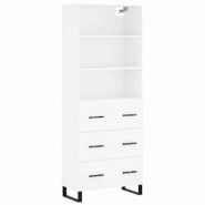 Helloshop26 - Buffet bahut commode armoire meuble de rangement organisateur cuisine salle de séjour salon haut 69,5 x 34 x 180 cm 02_0032545 - 300021 Helloshop26 - Buffet bahut commode armoire meuble de rangement organisateur cuisine salle de séjour salon haut 69,5 x 34 x 180 cm 02_0032545 - 300021