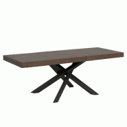Itamoby Table Extensible 180/440X90 Cm Volantis Premium Pieds Noyer Anthracite - marron VE180PRVLP440-NC-AN