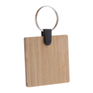 Porte-clés en bambou carré
