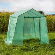 Serre de jardin- 5 m² - bâche plastique renforcée Serre de jardin- 5 m² - bâche plastique renforcée