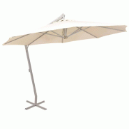 VidaXL Parasols d'extérieur Beige Polyester Modèle Titan Élégance Plus - beige 42972