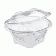 200 Barquettes Ronde 750 ml Alimentaire PET avec Couvercle Attaché - Transparente, Usage Froid, Ø172 x H94 mm - D-Work - transparent 3664100211420 200 Barquettes Ronde 750 ml Alimentaire PET avec Couvercle Attaché - Transparente, Usage Froid, Ø172 x H94 mm - D-Work - transparent 3664100211420