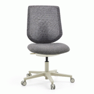 Chaise de bureau Sitflex Lady Assise en tissu / dossier en tissu maillé gris hjh OFFICE - gris polyester 970013