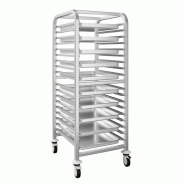 Chariot inox à 17 plateaux GN 2/1