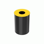 Corbeille de tri sélectif 30 litres - Neotri - Couvercle jaune colza - Structure en acier poudré anti-UV Corbeille de tri sélectif 30 litres - Neotri - Couvercle jaune colza - Structure en acier poudré anti-UV