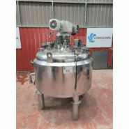 Cuve en acier inoxydable 550 litres avec double enveloppe et agitateur à ancre avec racleurs