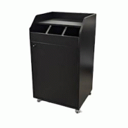 Desserte de service compacte professionnelle - bois noir - GOLDINOX - noir Bois massif 3701770815425 Desserte de service compacte professionnelle - bois noir - GOLDINOX - noir Bois massif 3701770815425