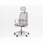 Siège manager MDD Astro - tissu avec tétière et roulettes pour sol souple - Garantie 3 ans - Pologne Siège manager MDD Astro - tissu avec tétière et roulettes pour sol souple - Garantie 3 ans - Pologne