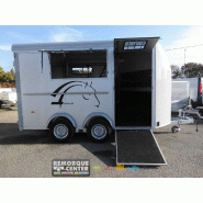 Van à chevaux MAXI 3 Diagonal - CHEVAL LIBERTE - 3 places - 2 essieux - PTAC 3000 Kg - Ref K1 306 184 3500 2 E