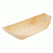 Barquette en feuille de pin 19,5x10x2,5cm - par 1000