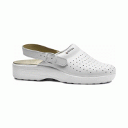 Base - Sabots de sécurité bas en cuir blanc  XENO OB #ffffff Taille 37 - 37 matière synthétique 8034003178987