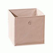 BOÎTE DE RANGEMENT PLIABLE KASE 32CM BEIGE - PARIS PRIX BOÎTE DE RANGEMENT PLIABLE KASE 32CM BEIGE - PARIS PRIX