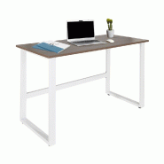Bureau WORKSPACE LIGHT I noyer / blanc hjh OFFICE - marron multi-matériau 830078