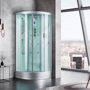 CABINE DOUCHE HAMMAM ARCHIPEL® QDR 80C WHITE