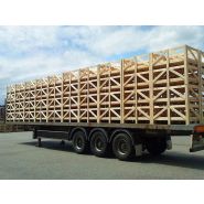 Caisses à claires voies en bois sur-mesure avec ou sans couvercle - Palembal - Conception personnalisée et poids allégé_1